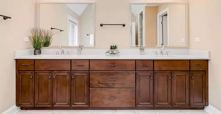 Bathroom Cabinet Renovation in New Braunfels