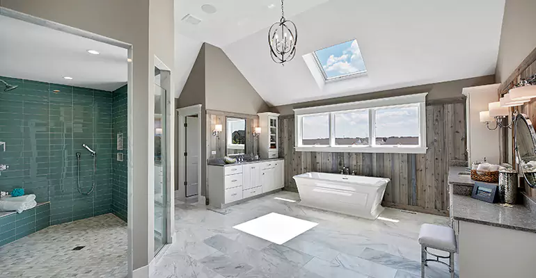 Guest Bathroom Flooring Remodel in New Braunfels