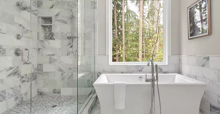 Bathtub to Tile Shower Conversion in New Braunfels