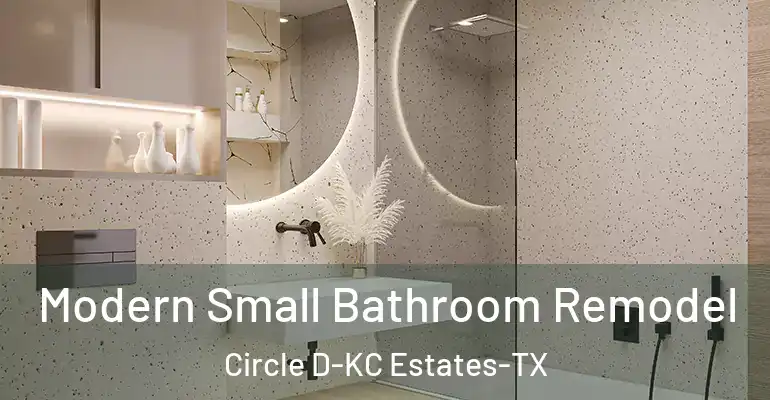 inner Bathroom imggen Modern Small Bathroom Remodel Circle D-KC Estates-TX