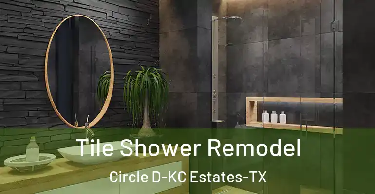 inner Bathroom imggen Tile Shower Remodel Circle D-KC Estates-TX