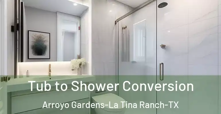 inner Bathroom imggen Tub to Shower Conversion Arroyo Gardens-La Tina Ranch-TX